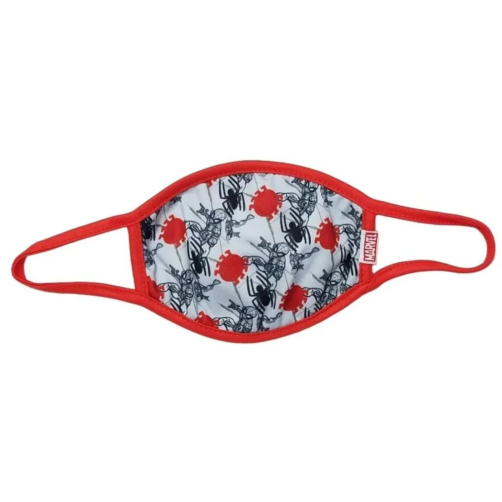 Marvel SPIDER-MAN 2Pcs. Re-Usable Washable Kids Cloth Face Masks (4+)